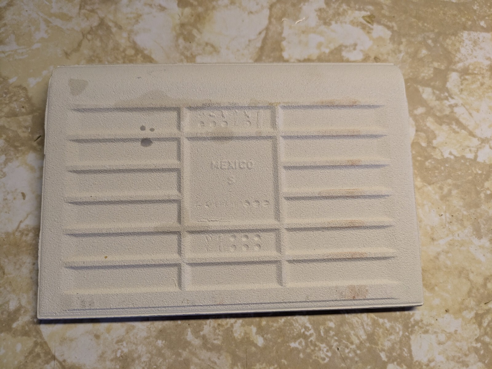 1 pc. Glossy Desert Gray Bullnose Top: base cove Ceramic Tile: 4-1/4″ X 6″ New