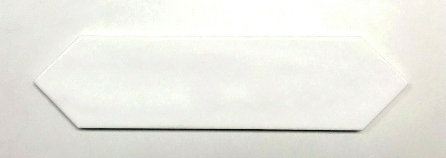 3×12 Modena Collection White Glazed Ceramic Tile Backsplash Decor Wall BOX OF 20