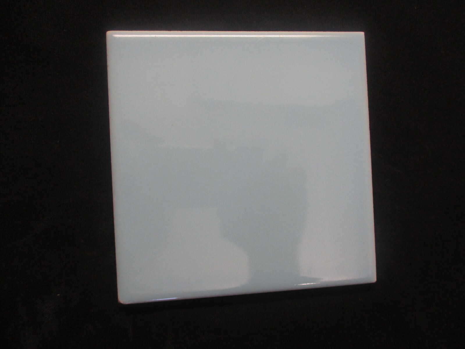 1 Tile Atco USA 4-3/8″ Gloss Pale Powder Blue Ceramic Wall 1950s Retro Vintage