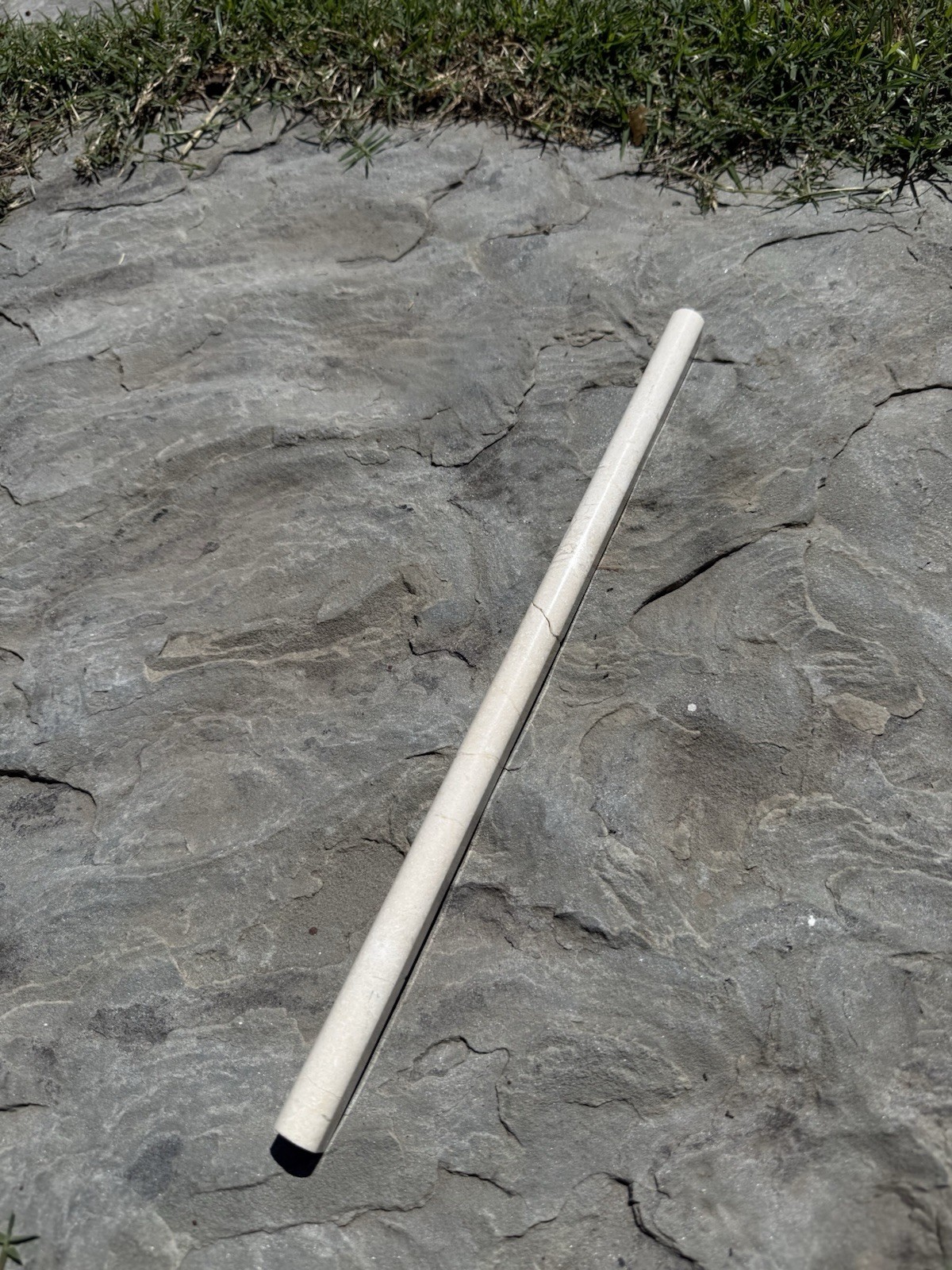 Travertine Pencil Trim Tile – Molding Rod with Groove – Natural Stone – Liner