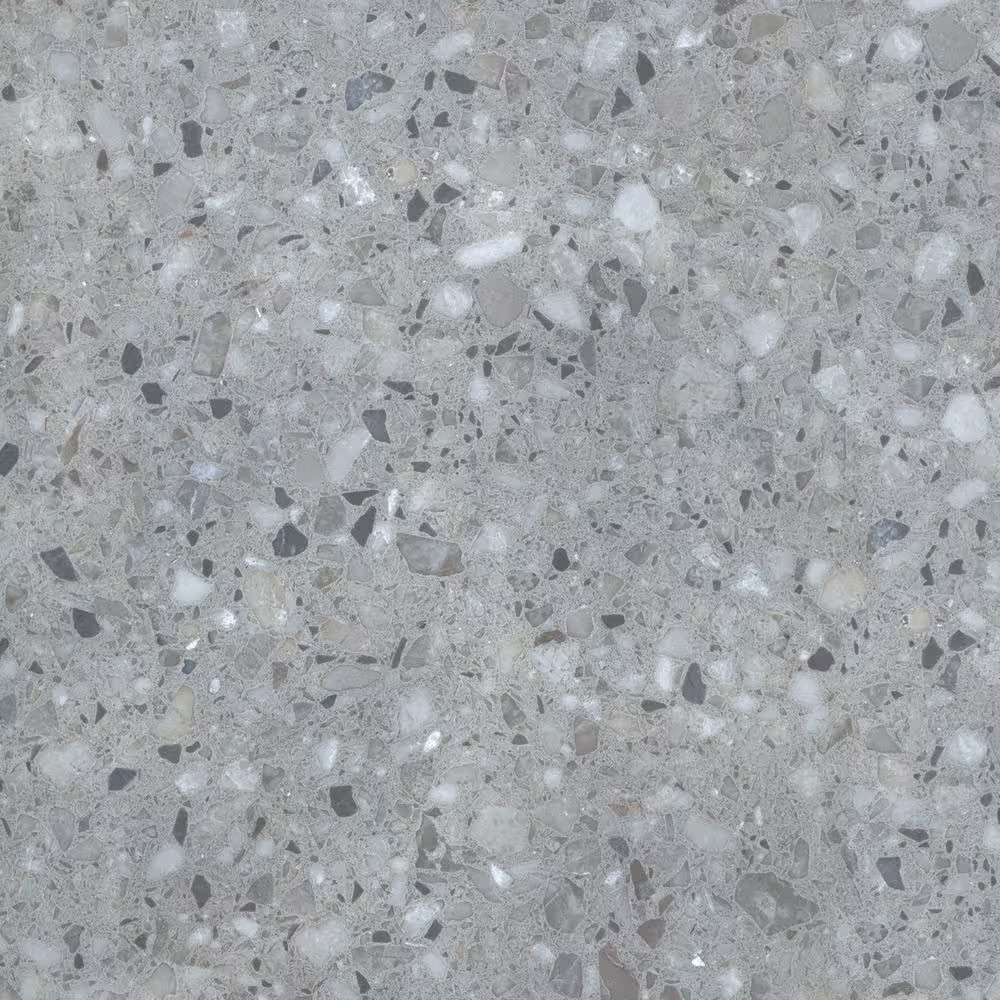 Terrazo Gris 2 Cm. X 24 In. X 24 In. Matte Porcelain Paver Floor Tile (8 Sq. Ft.