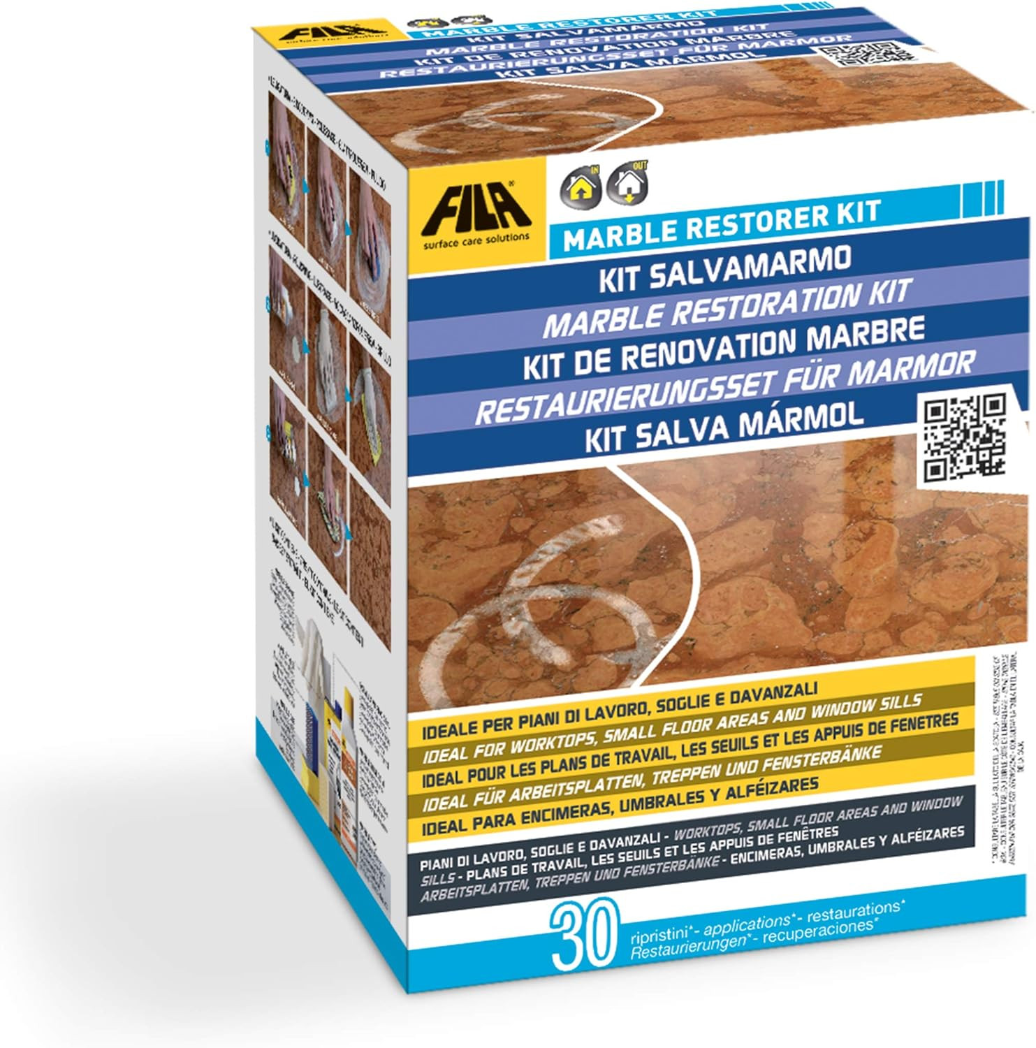 Marble Restoration Kit – 28 OZ Polisher for Marble, Travertine & Limestone Care