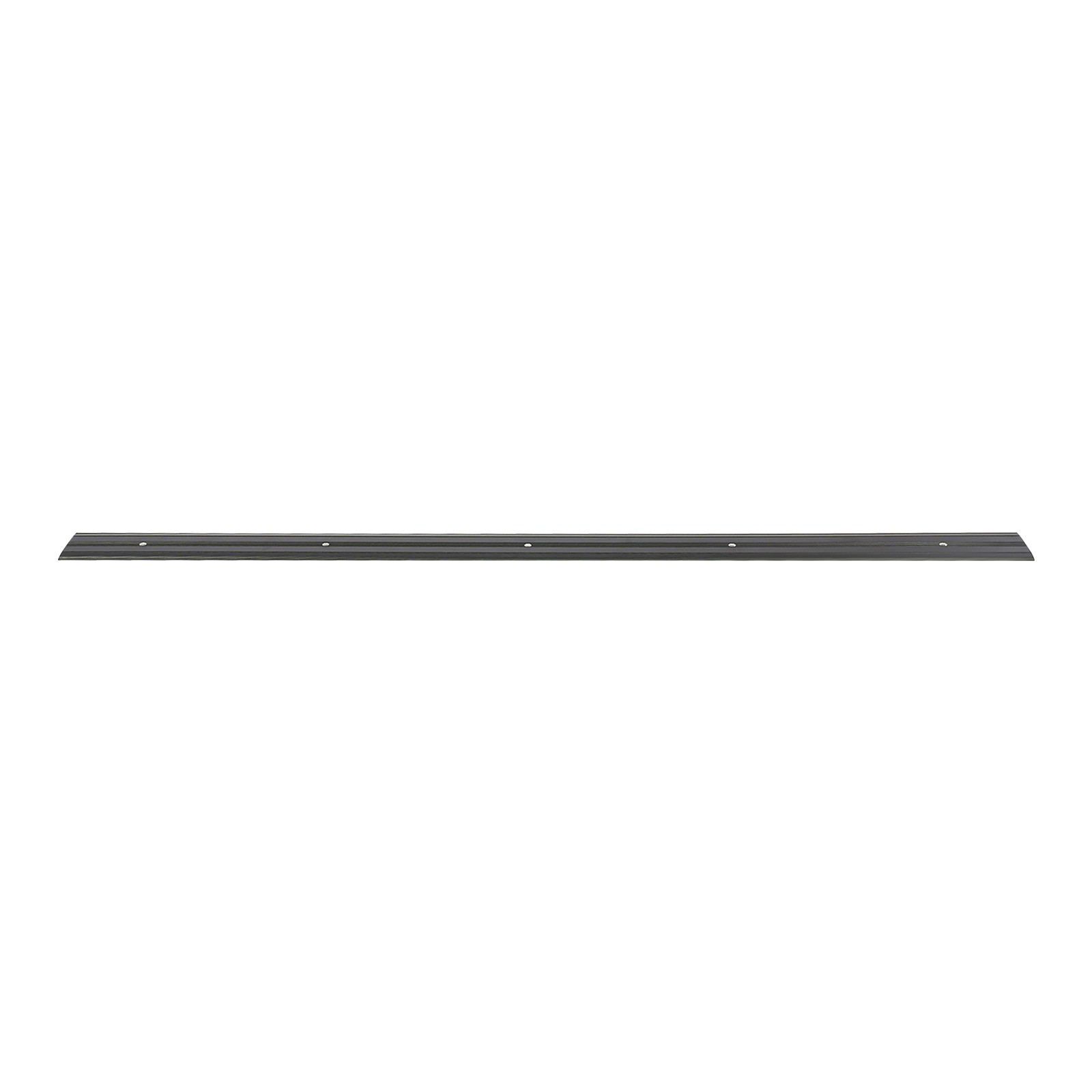 Aluminum Floor Transition Strips Set Of 5 90 × 6 × 1 cm Black
