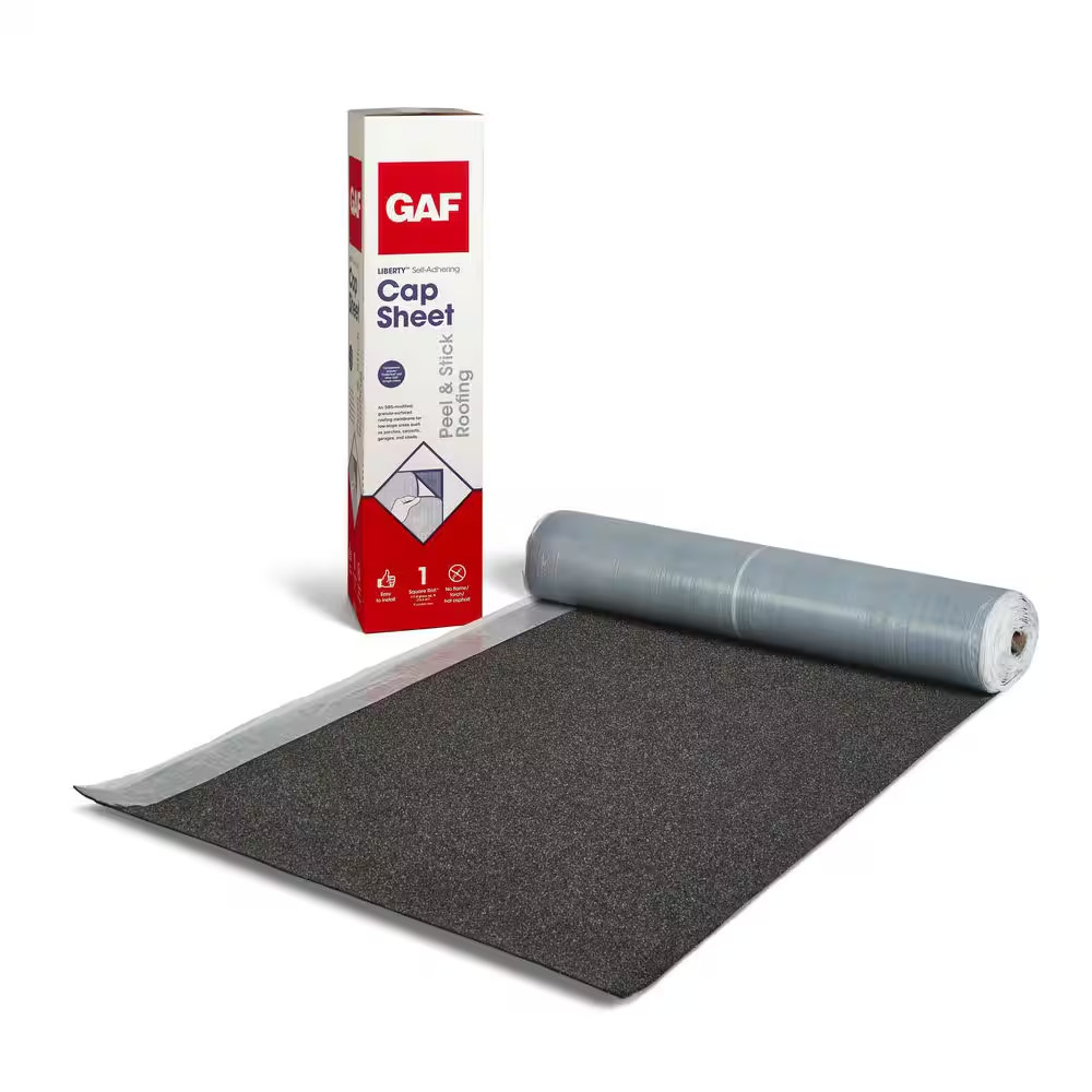 Liberty 3 Ft. X 34 Ft. (100 Sq. Ft.) SBS Self-Adhering Cap Sheet Roll for Low Sl