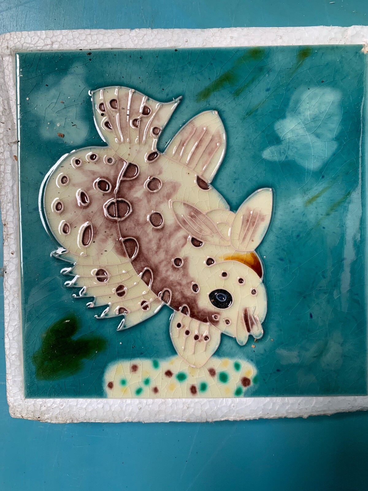 Tropical Fish Ceramic Tile Qty 9 of 6″ x 6″ Back Splash Decor