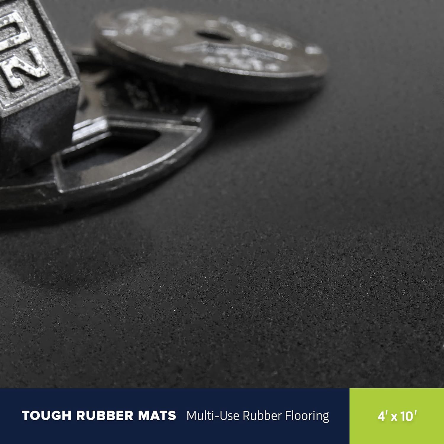 Durable 1/4″ Thick Rubber Flooring Roll for Home Gym & More
