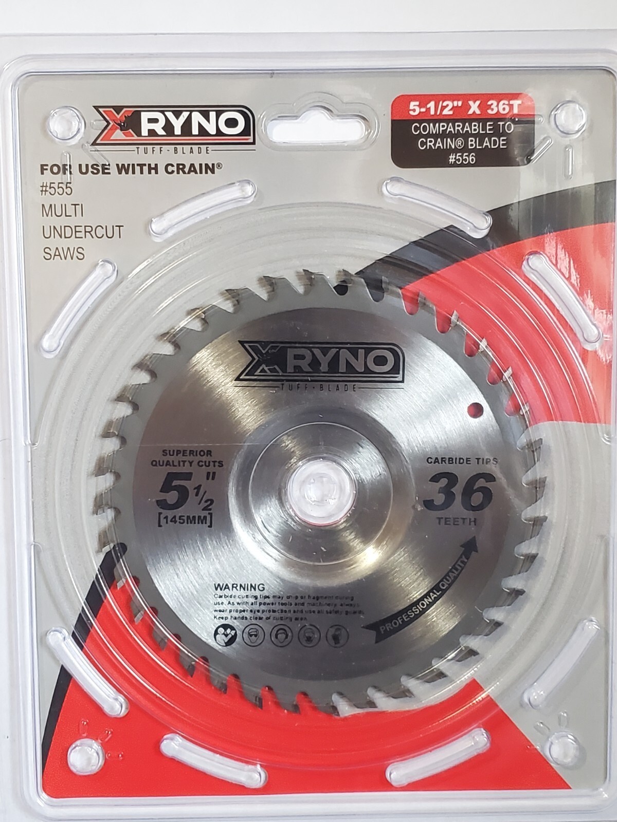XRYNO Jamb Saw Blade Compare to Crain Blade 556 5-1/2″ X 36T Crain 545, 555, 575