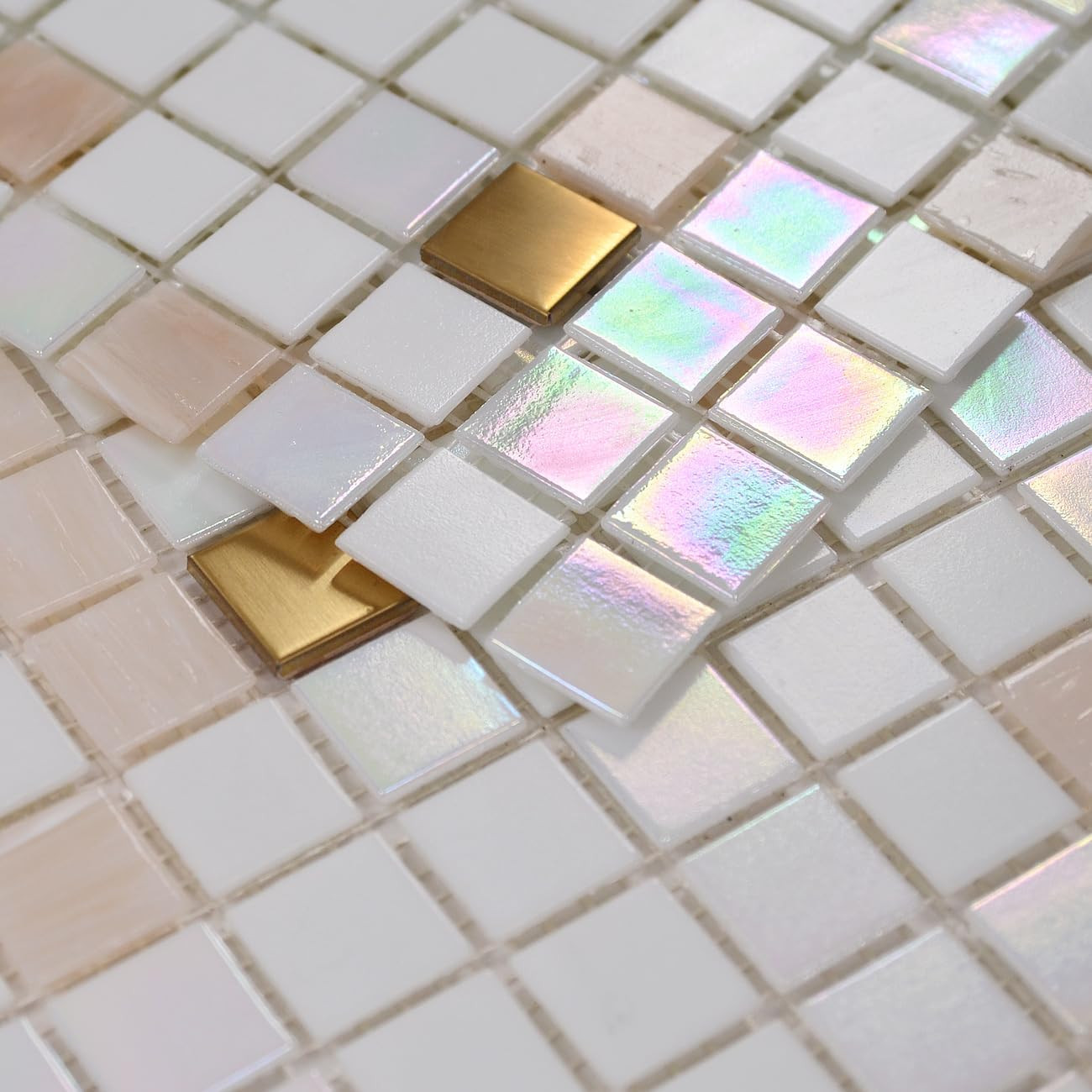 11.5Sqft Glass Mosaic Tiles,Bathroom,Kitchen Backsplash, Swimming Pools,Shower T