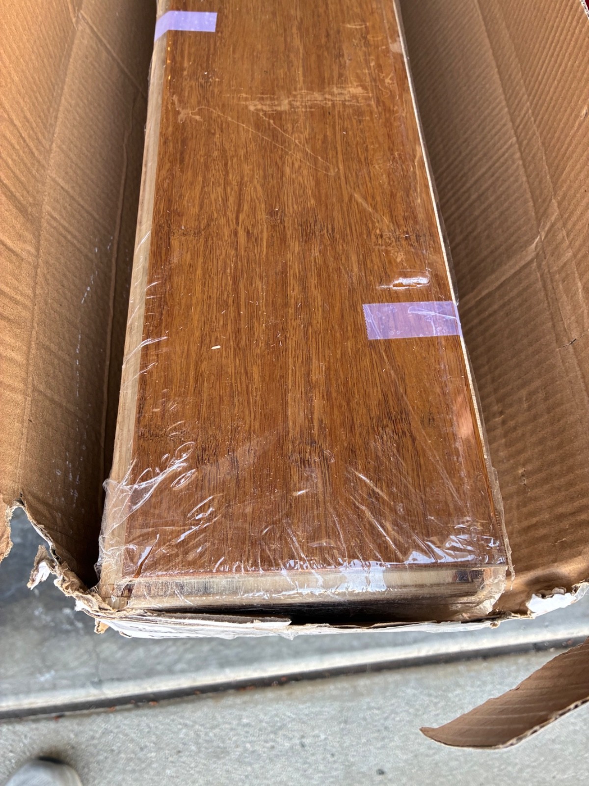 Green Building Supply Engineered Strand Bamboo Click Floor 22sqft