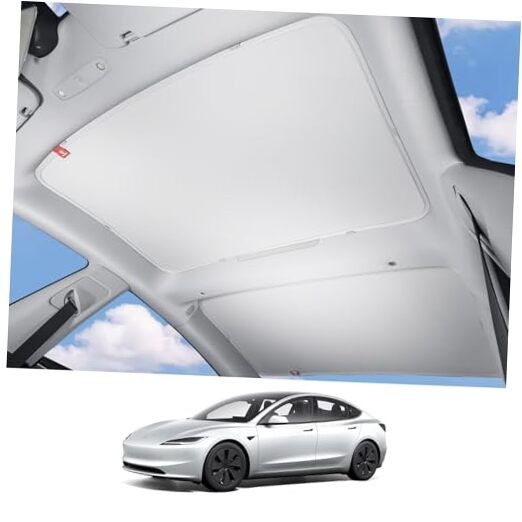 Non-Sagging Model 3 Sunshade Roof with Advanced Nano-Ice Model 3 (2024-2025)