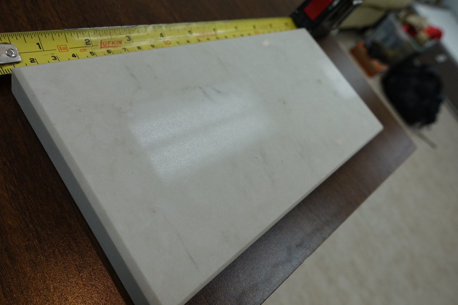 Gray 10″x5″x3/4″ Polish MARBLE TILE Backsplash Wall SAMPLE Bath Kitchen COASTERS