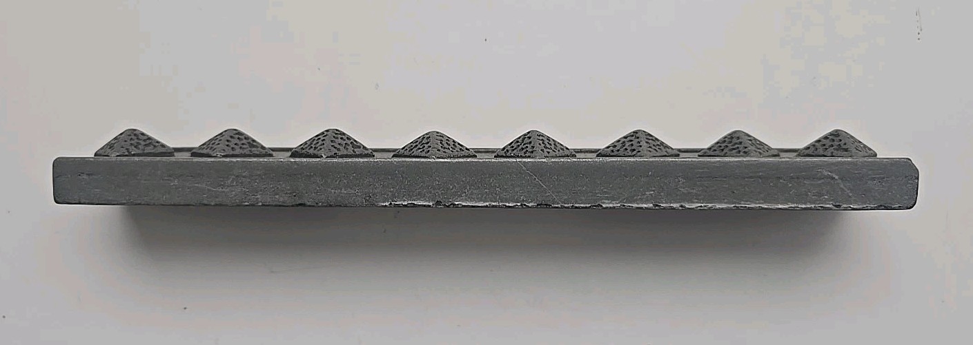 Lot Of 20 Total Anatolia 1″ X 8″ Pewter Liner 235567 Tile Deco Border Pieces