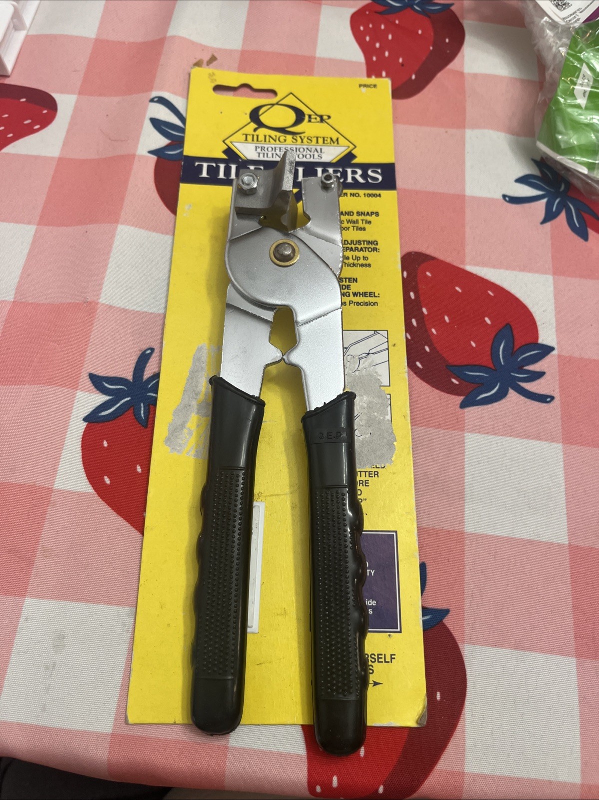 QEP 8″ Tile Pliers 10004 – BRAND NEW. Scores And Snaps Ceramic Tile