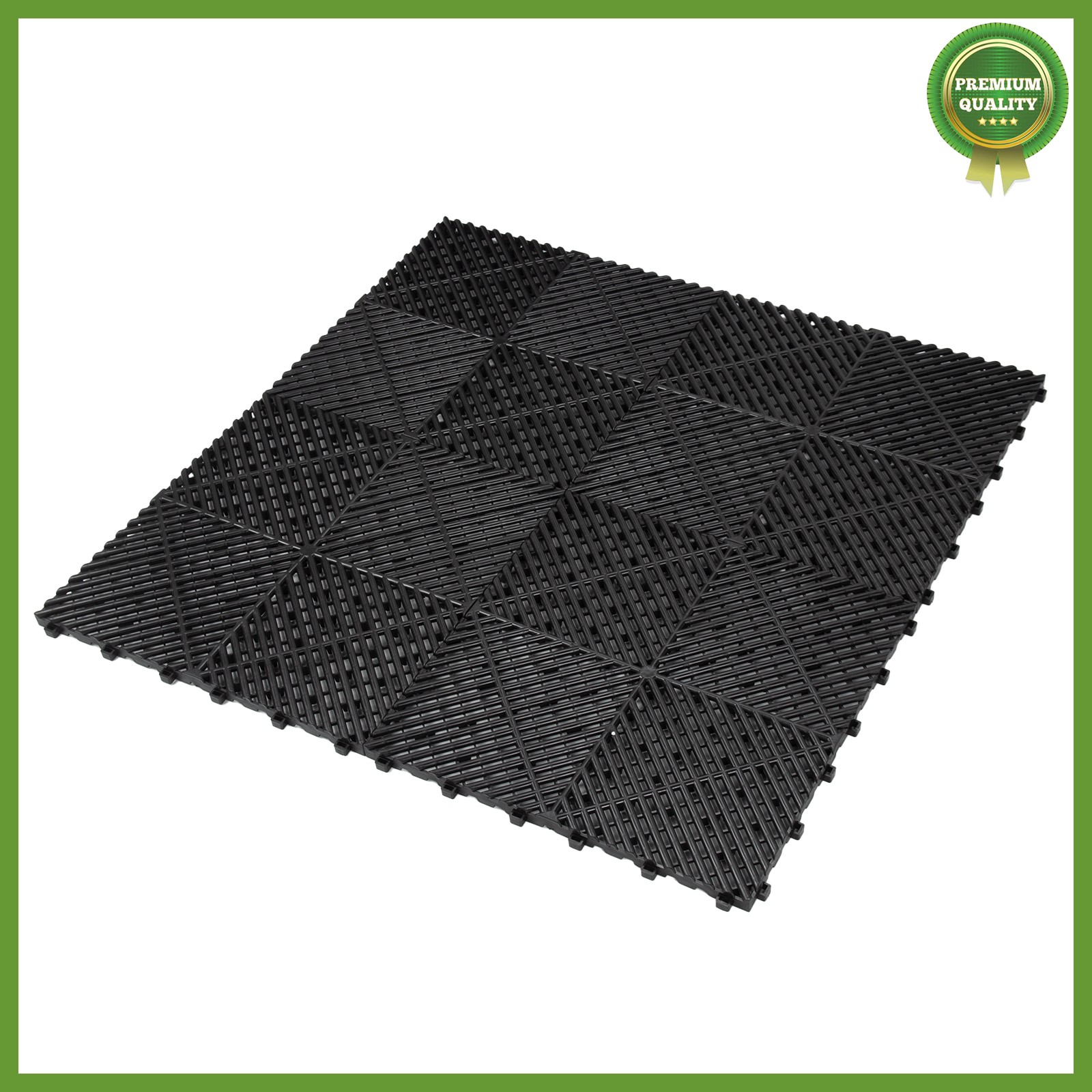 15.75”x15.75” Garage Tiles Interlocking Tiles Gym Flooring Mats 50PCS Tiles