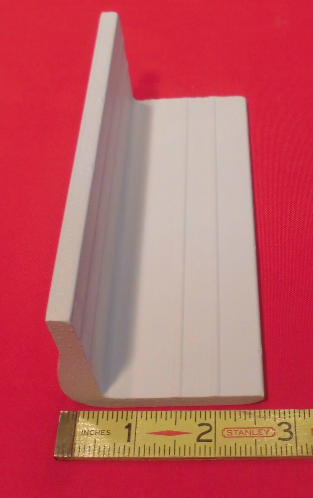 1 pc. Daltile #K-101 Kohler White: V – Cap Ceramic Trim Tile; Countertop Edging