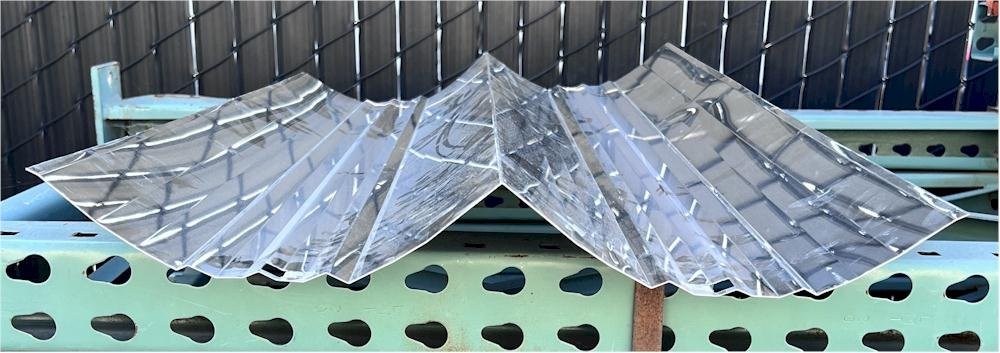 Mirror Polished Aluminum Parabolic Reflector Sheet 45-1/2″ x 21″ x 2-1/2″