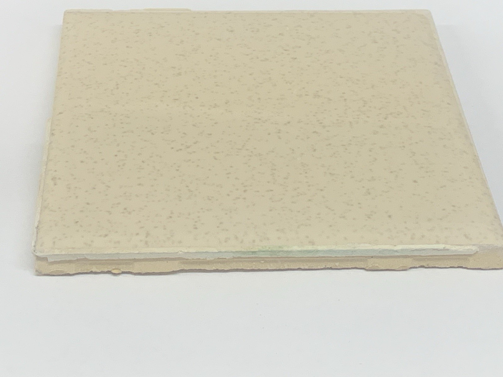 4 1/4″ Square US Ceramics Romany Spartan Beige Speckled Glossy Ceramic Tile 200+