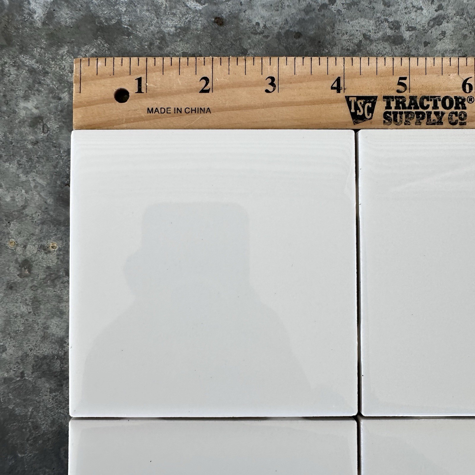 4×4 White Tiles American Olean Ceramic Wall Tile Ice White 0025 Gloss Lot Of 9