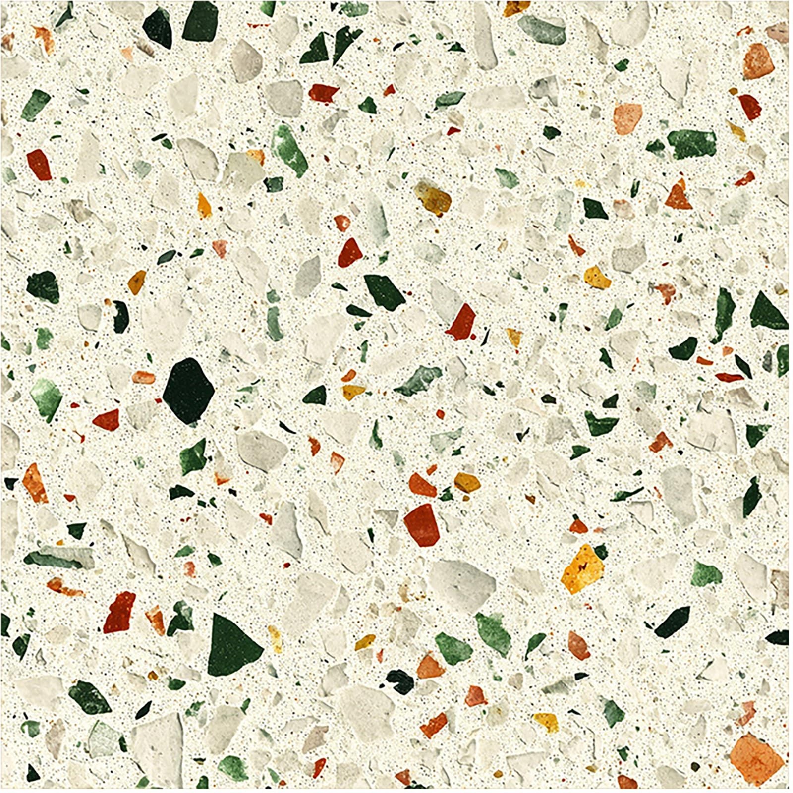 Peel and Stick Vinyl Floor Tiles, 12×12 Inch Terrazzo Pattern, Self-Adhesive …