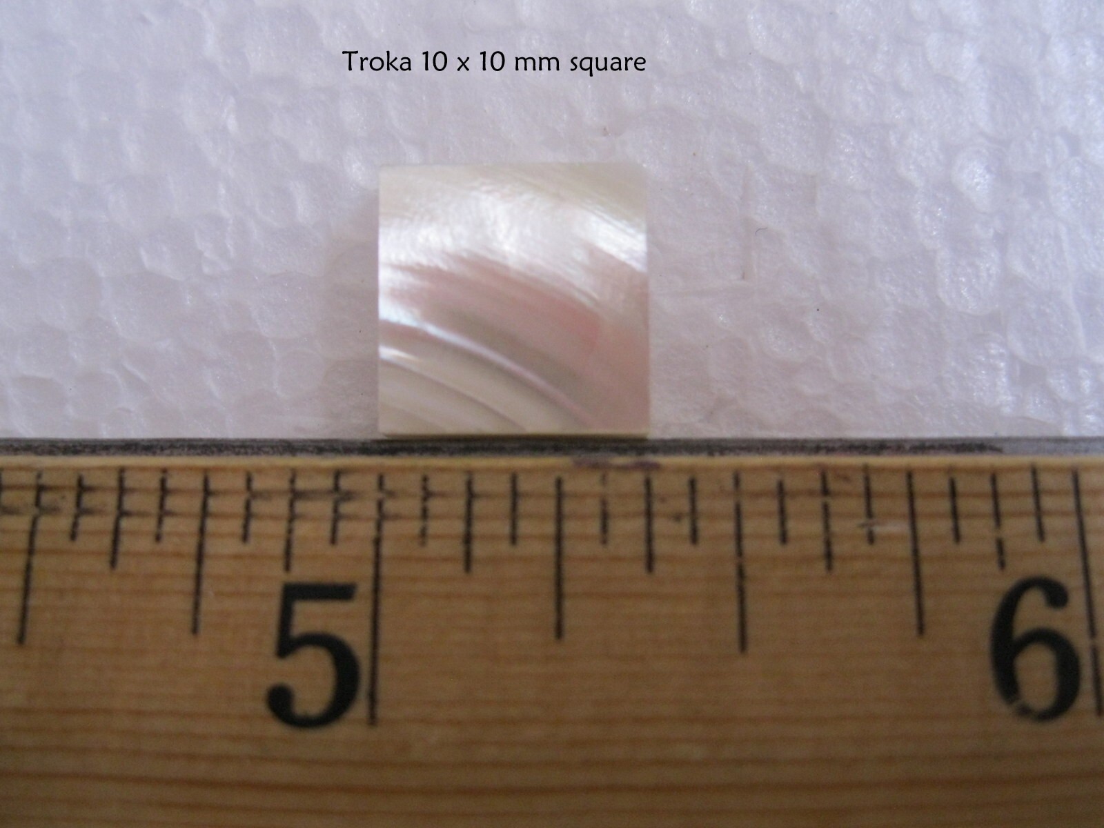 **FINAL SALE** Troka 10 x 10 mm squares (price per 10 units)