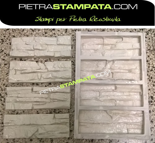 STONE VENEER RUBBER MOLD for casting gypsum concrete tiles decorative wall stone
