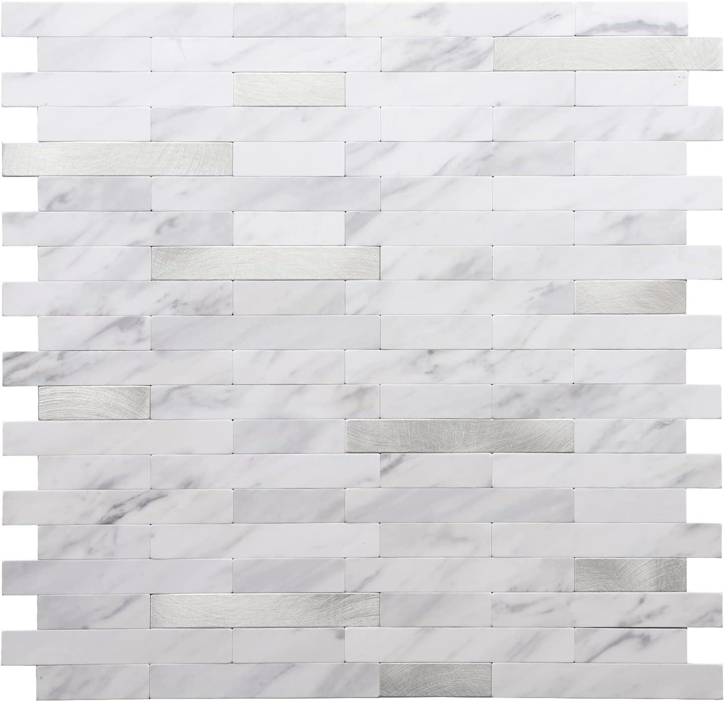 Peel and Stick Backsplash, PVC Wall Tiles Stick on Backsplash for Kitchen(1 Shee