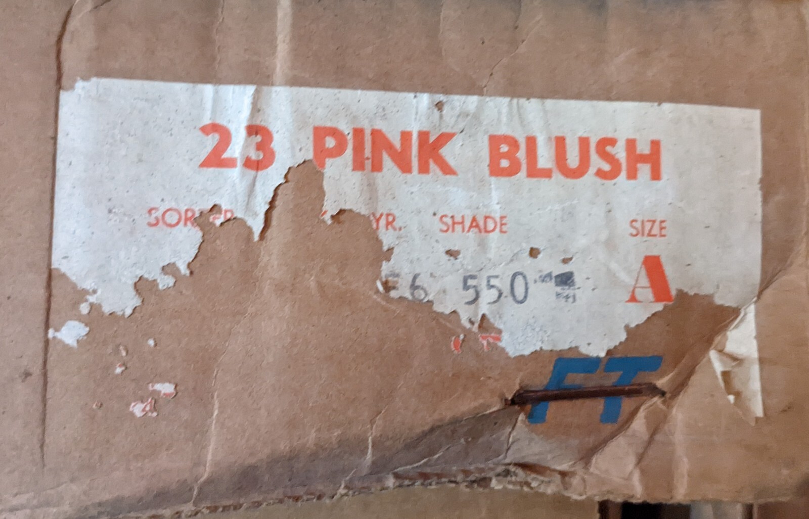 2 pieces 4 1/4″ Ceramic Tile #23 Pink Blush New Old Stock American Olean Tile