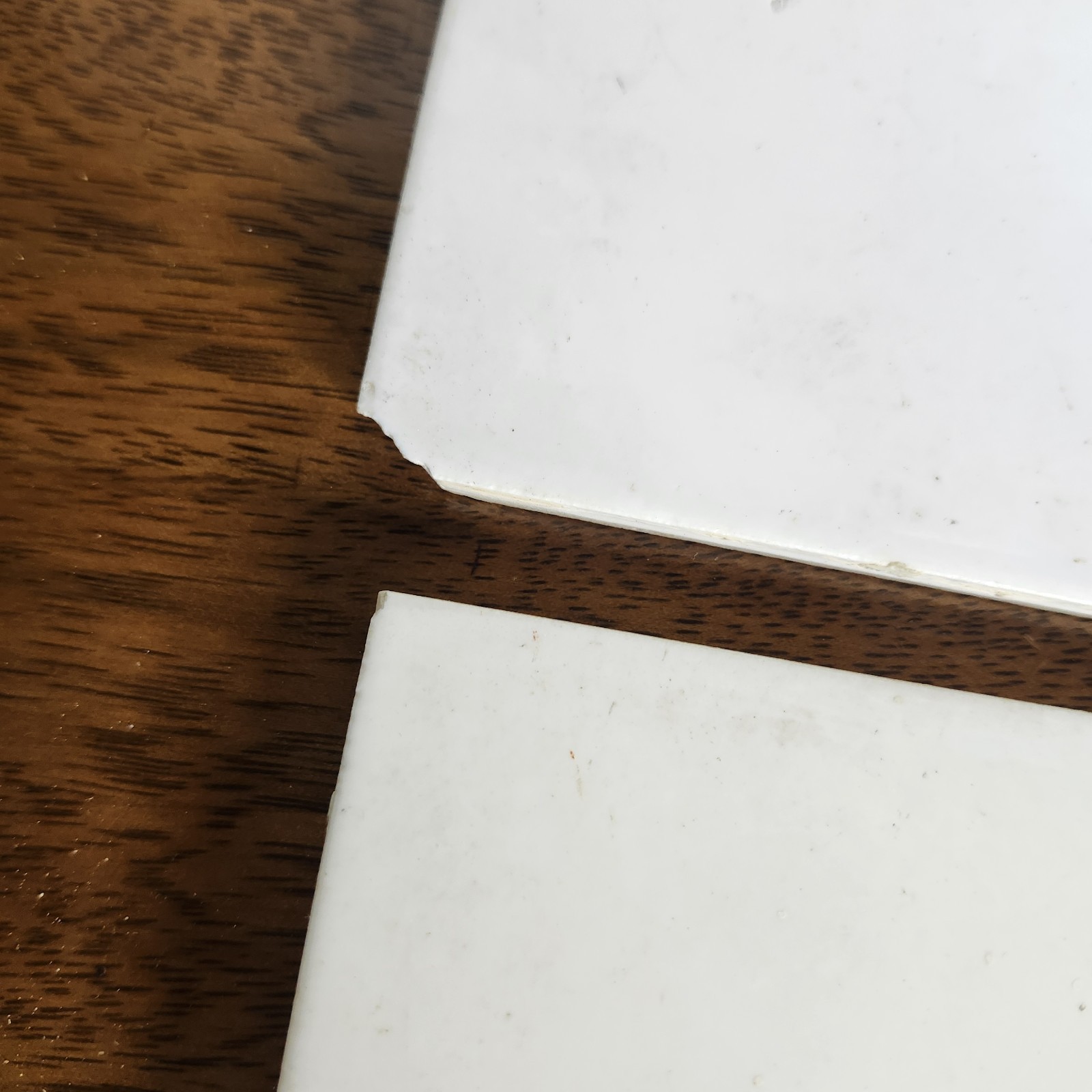 Vtg 4.25 x 4.25 Semi-Gloss Ceramic Wall Tile Made in USA Lot Of 15+ Tiles Read D