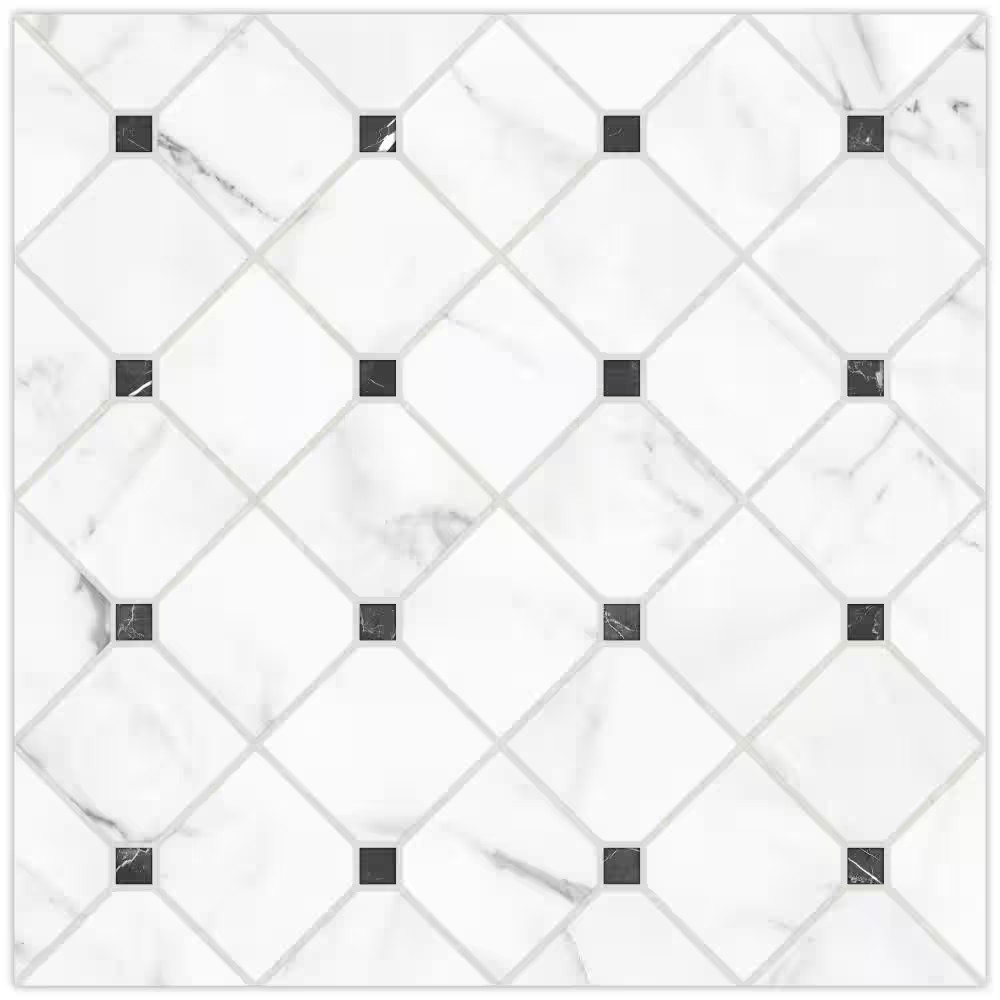 Tuscany Siena 17-3/8 In. X 17-3/8 In. Porcelain Floor and Wall Tile (14.91 Sq. F