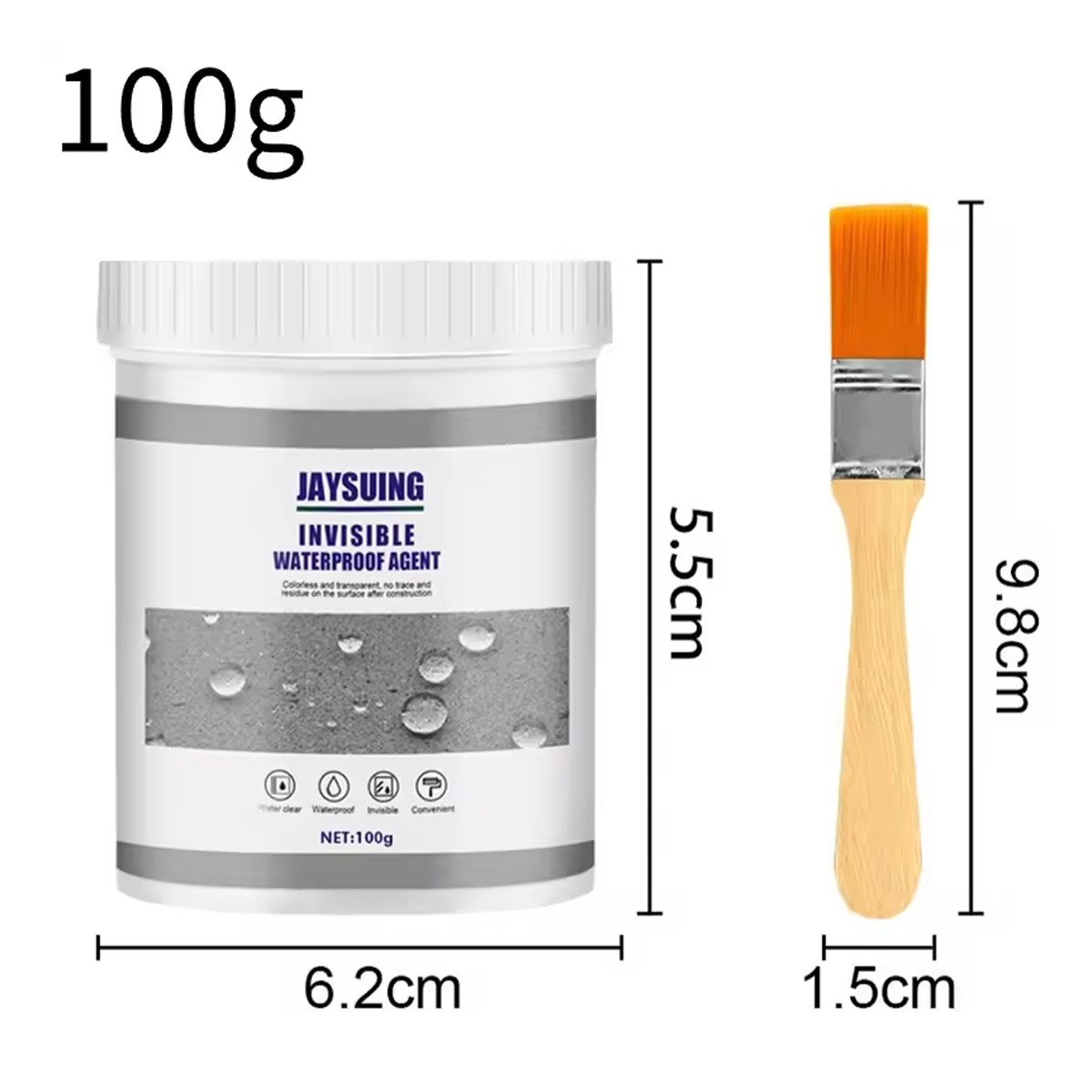 JaySuing Invisible Waterproof Agent Transparent Insulating Sealant – 100/300G
