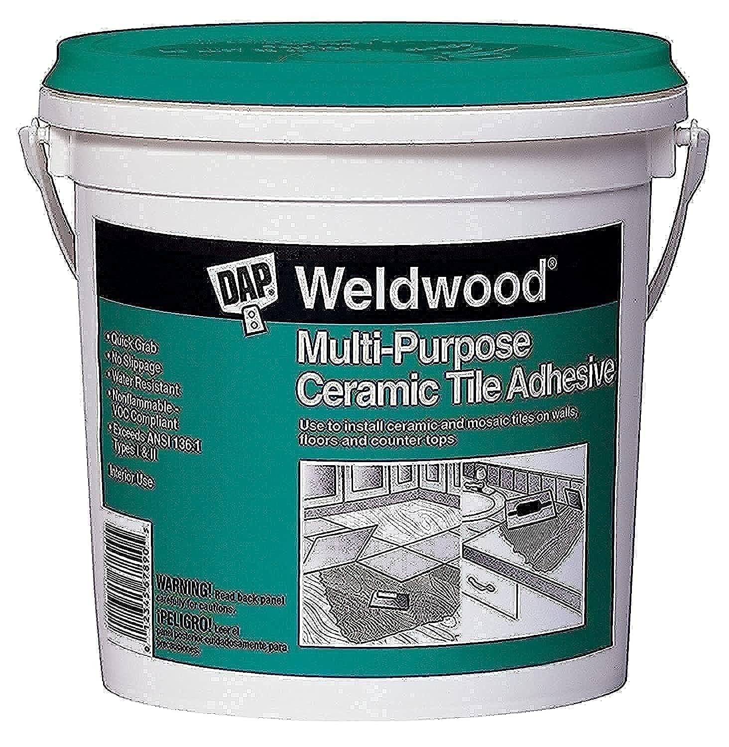 Dap 25190 Weldwood Multi-Purpose Ceramic Tile Adhesive, 1-Quart