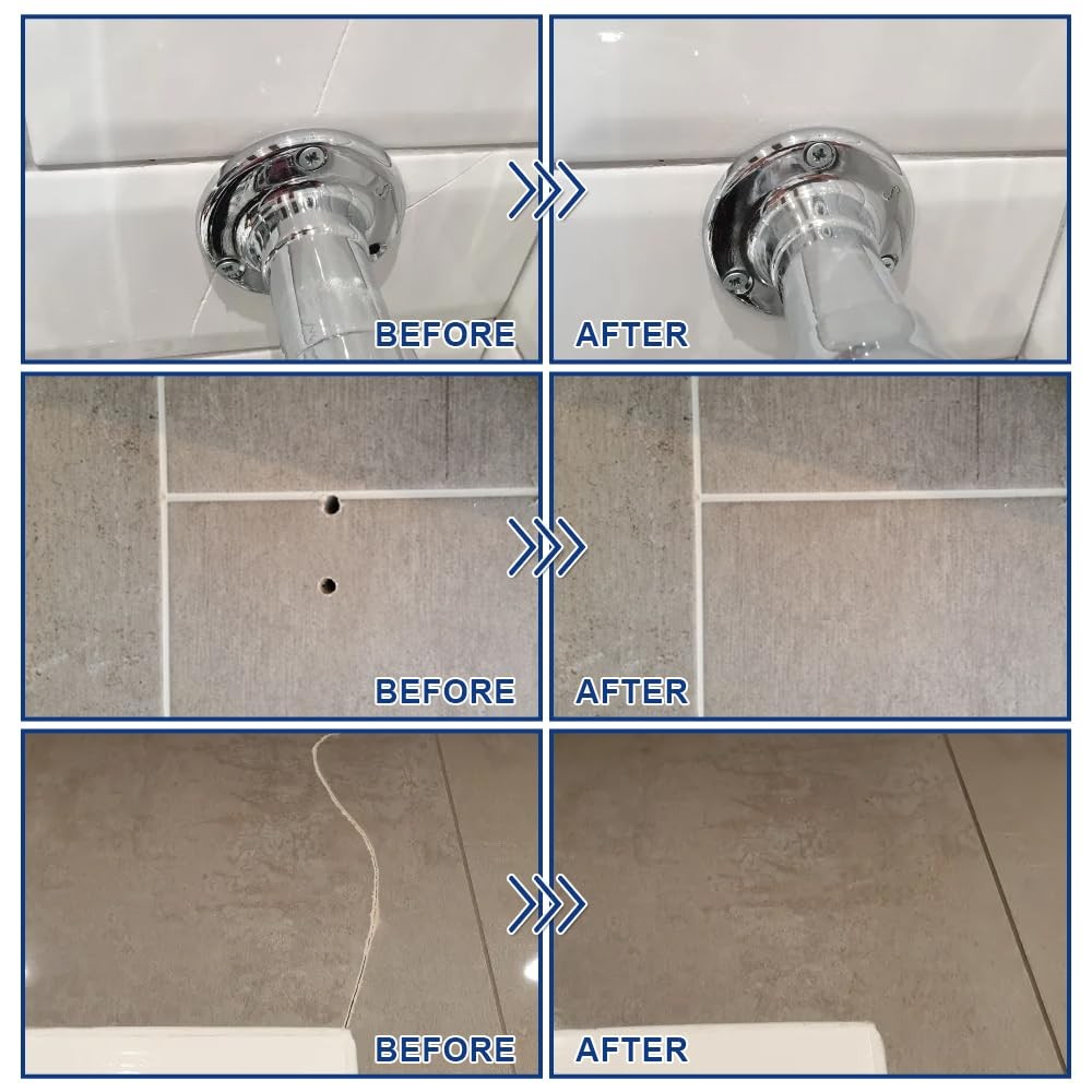 Ceramic Porcelain Tile Repair Kit Color Match Chip Crack Fix Kit for Tiles