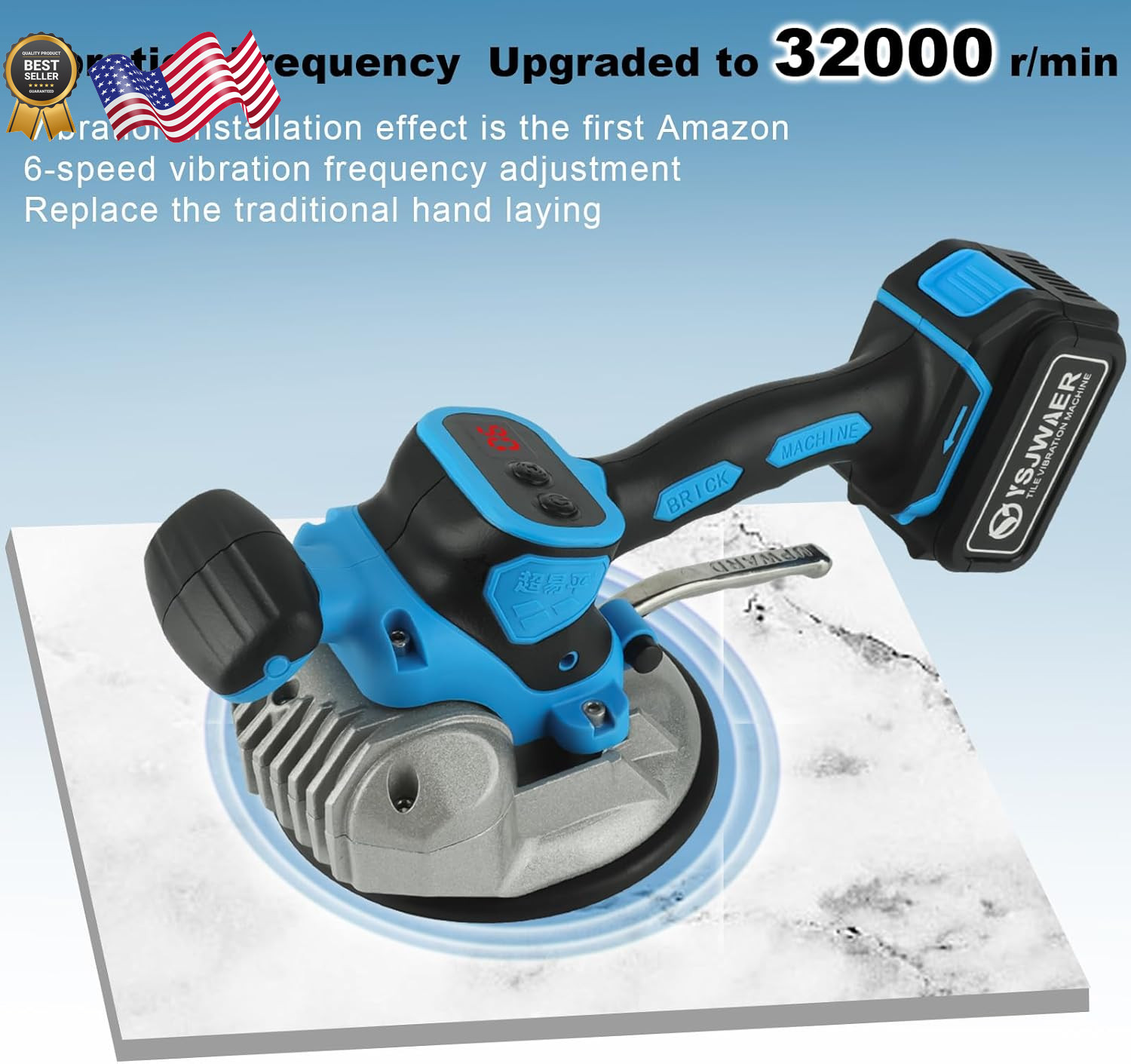 Tile Vibration Installation Tool Machine YSJWAER Tiling Vibrator Automatic NEW