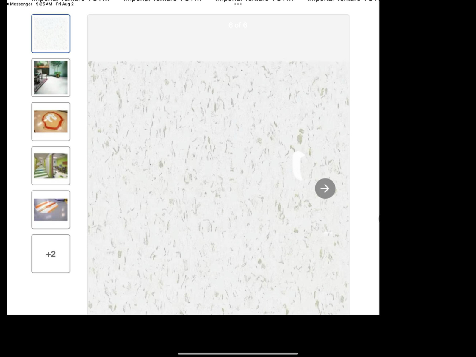Armstrong Cool White and black and gray Standard Excelon Imperial Texture Vinyl
