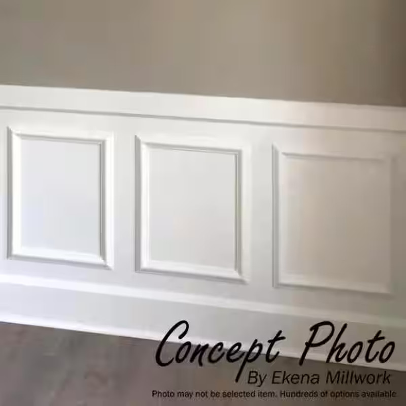 20 In. W X 24 In. H X 1/2 In. P Ashford Molded Classic Wainscot Wall Panel