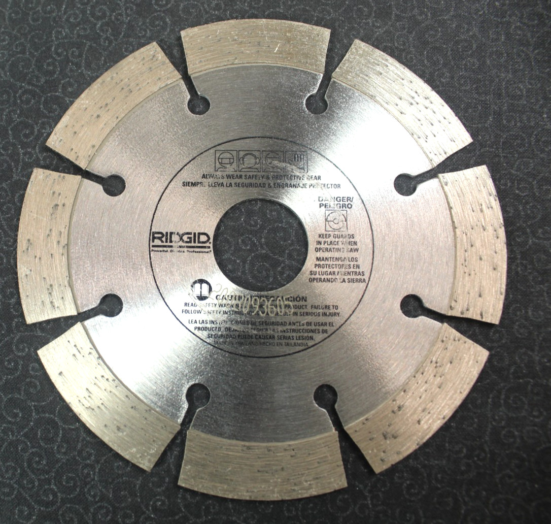 Tile Layers Lot Ridgid Offset Stems, Masonry Diamond Blade, QLT Square Notch