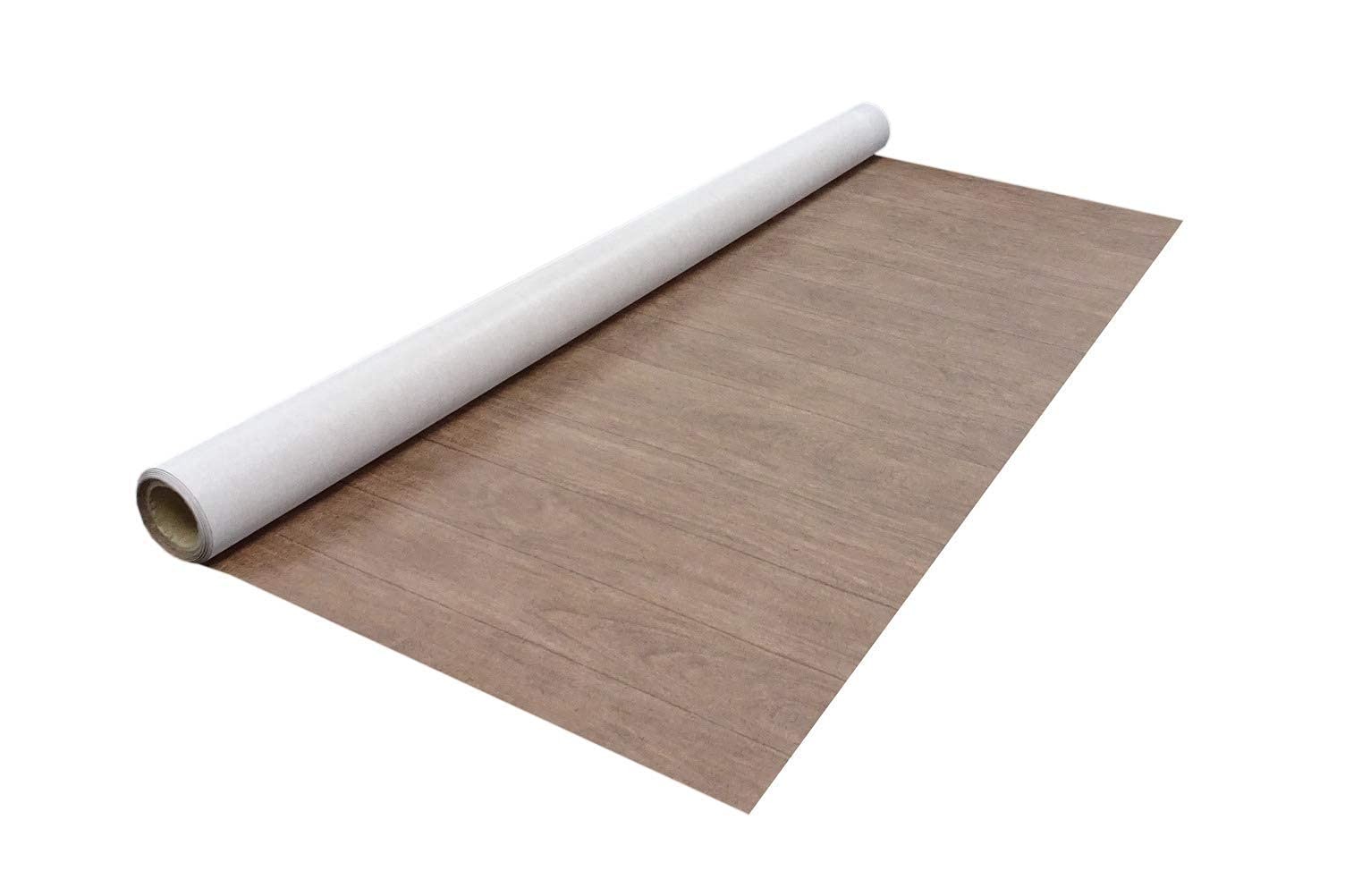 d-c-fix Outdoor Flooring Roll – Brown Oak Wood – 6 x 12, 72 sq.ft – Waterproo…