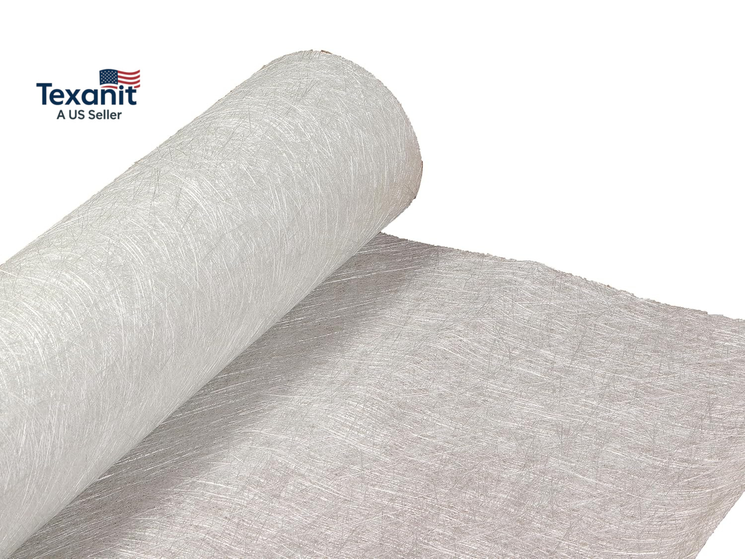 1.6 Oz. Fiberglass Chopped Strand Mat,39″ 19.5.Sq.Ft. Fiberglass Cloth for Hand