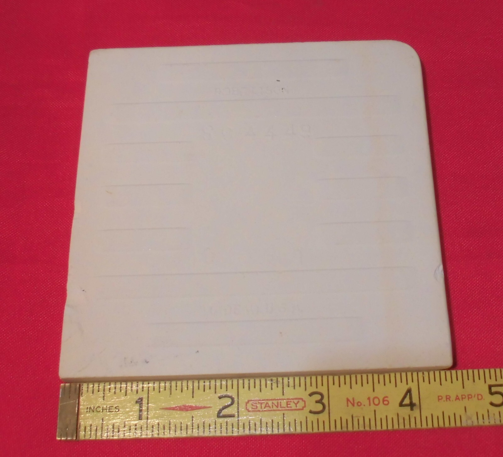 1 pc. Sandstone / Buckwheat: Glossy Ceramic Corner Bullnose Tile by Robertson Co