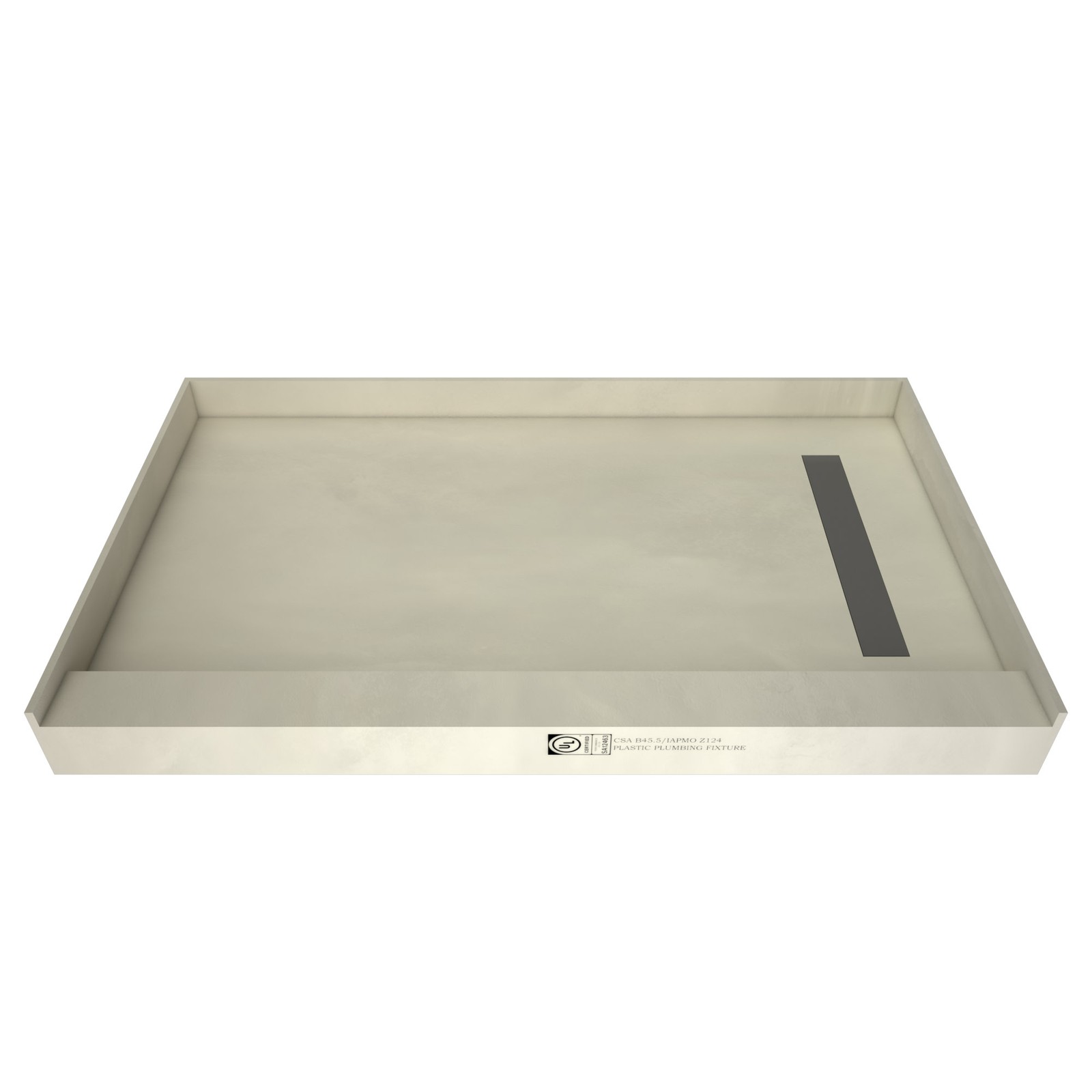 Tile Redi RT3672R-PVC-BN3 Redi Trench 36″ x 72″ Rectangular – Nickel