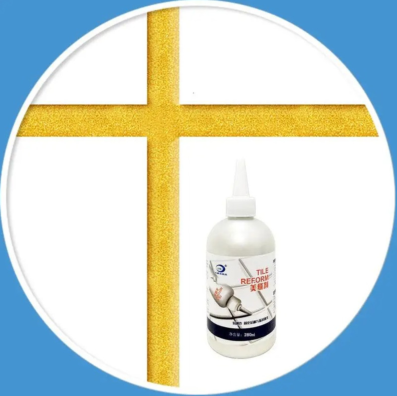 1pc 280ml Tile Gap Repair Agent Waterproof Grout Crack Filler Caulking Glue
