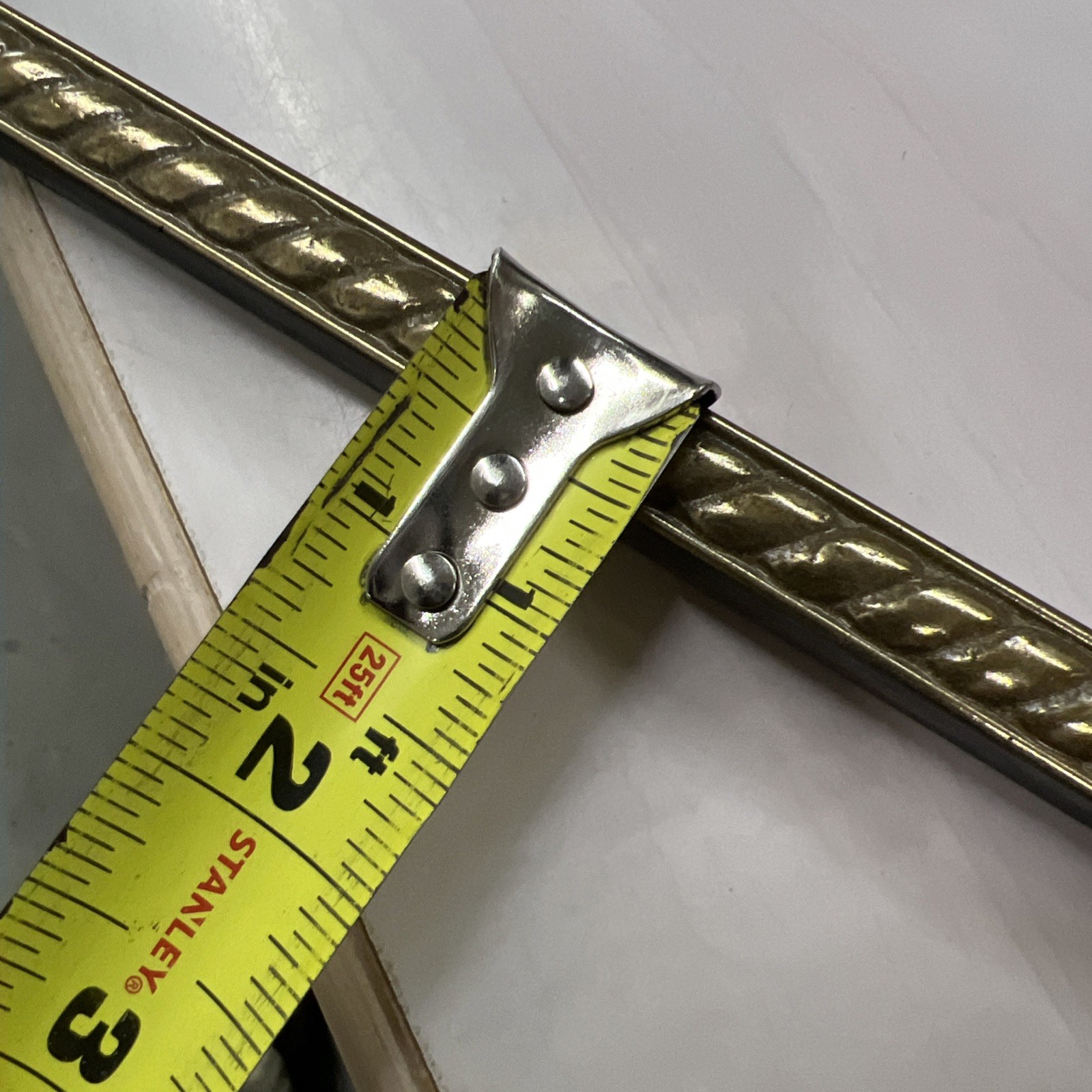 12 Questech Composite Trim Tile .5×12 Braided Rope Listel Gold Egg M1L200042011
