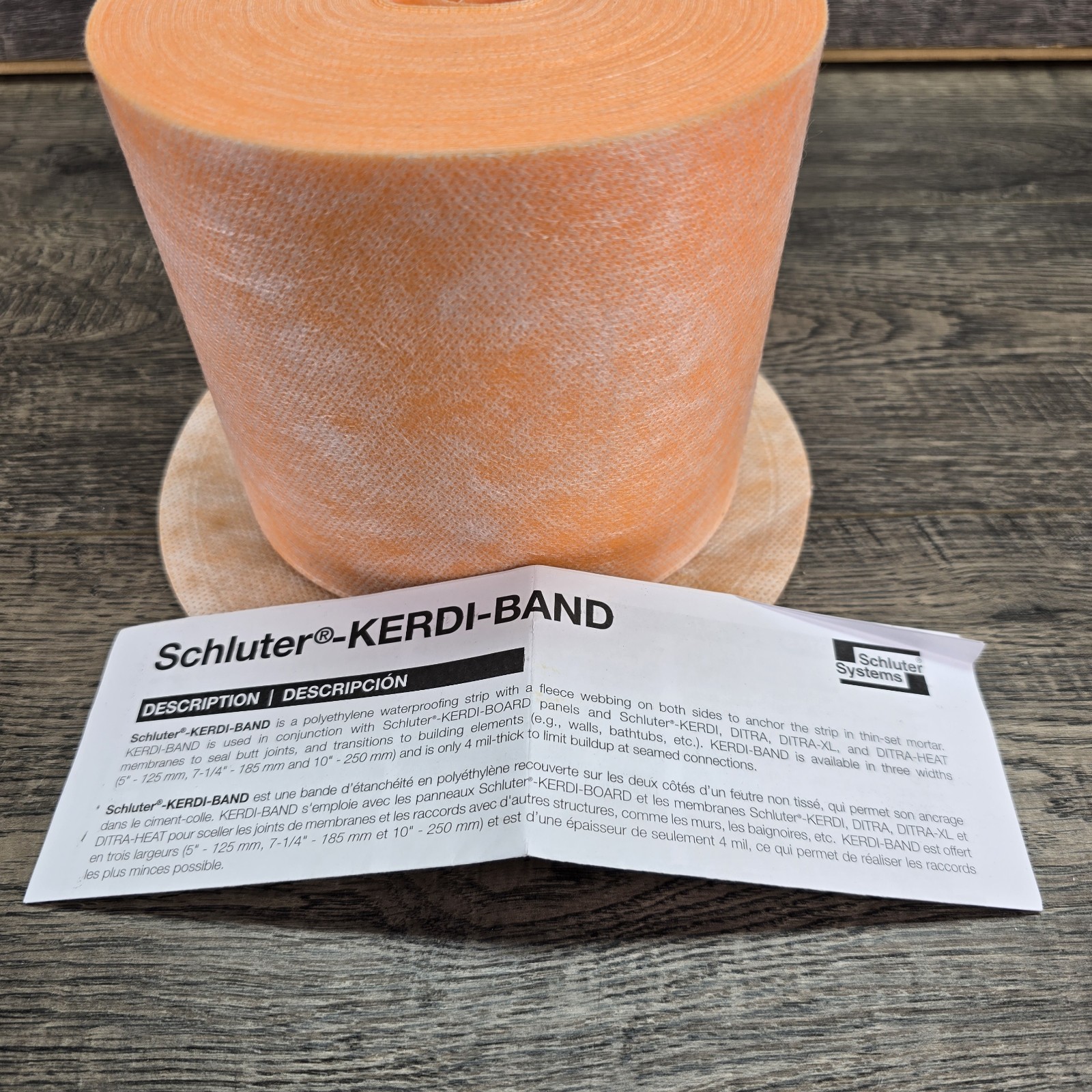 Schluter Kerdi Band Waterproofing Strip 5″×98’5″ KEBA100/125 New In a Sealed Box
