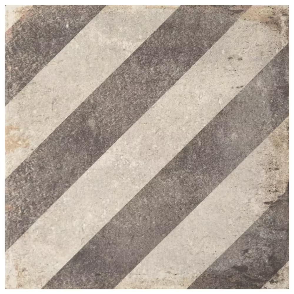 D’Anticatto Decor Obliqua 8-3/4 In. X 8-3/4 In. Porcelain Floor and Wall Tile (1