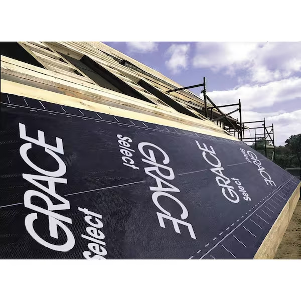 roof underlayment select rubber asphalt adhesive construction 195 sq ft. grace