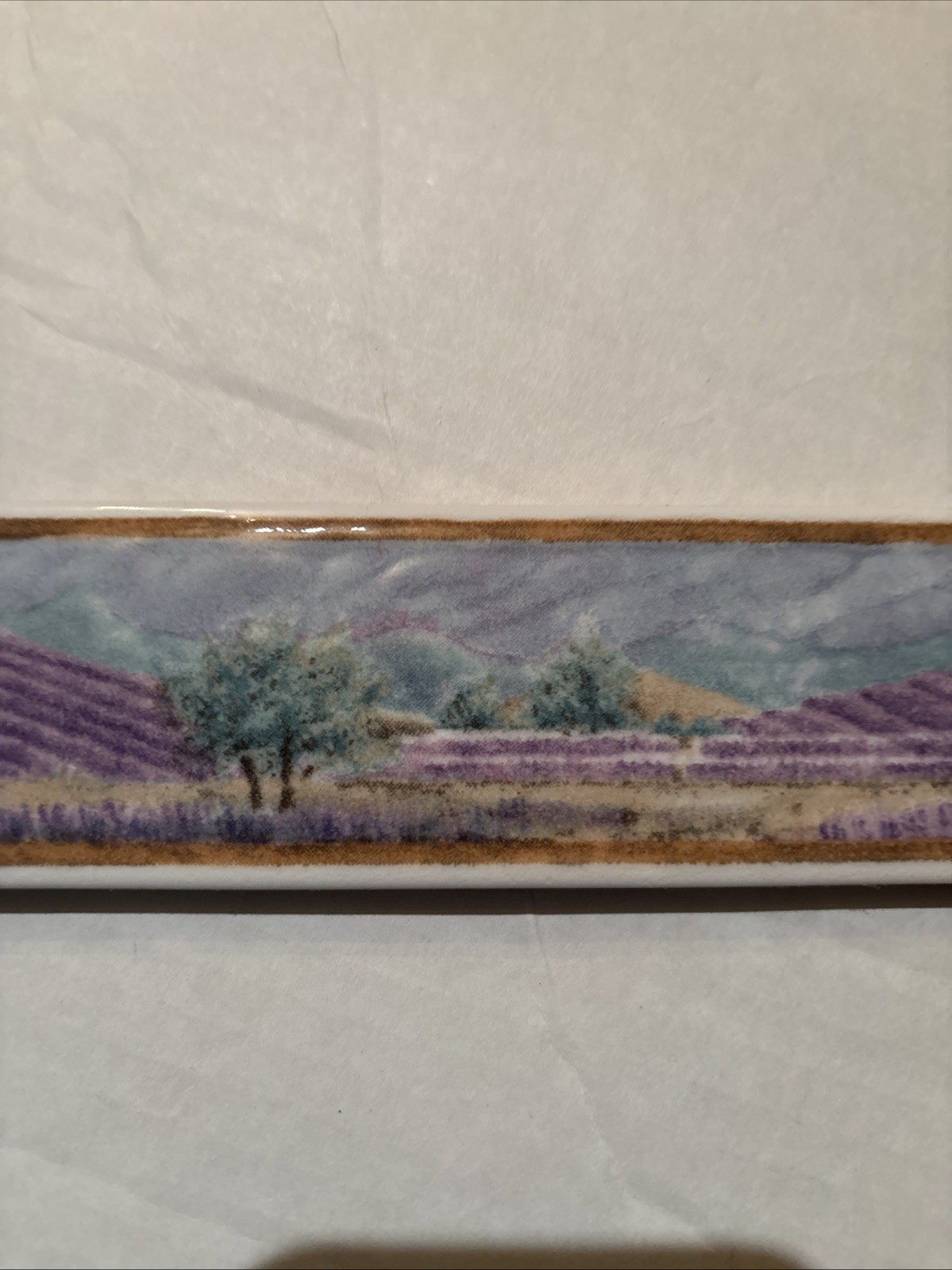 2” X 8” Listello Tile Border Liner -Country Scenery by U-Tile Made In UE (Italy)
