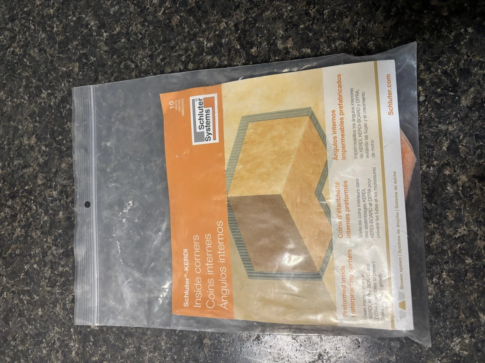 Schluter KERDI-KERECK INSIDE CORNER 90° (10 Pack/ Waterproofing Shower Membrane)
