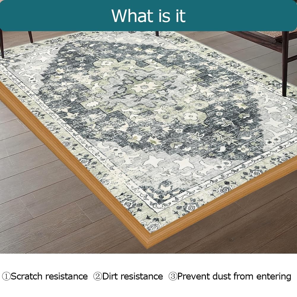 Tintvent Floor Transition Strip, Self-Adhesive Vinyl Flooring 3.3Feet, Brown