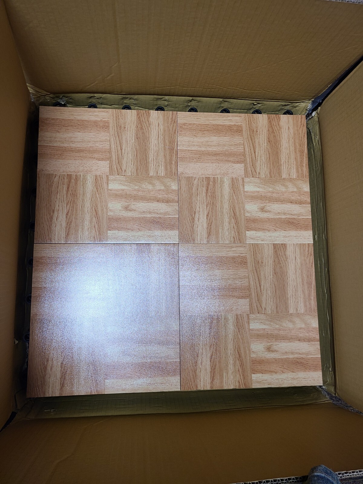 Garage Flooring Inc Dance Tiles Oak 12″x12″ 28 Pieces 1001022