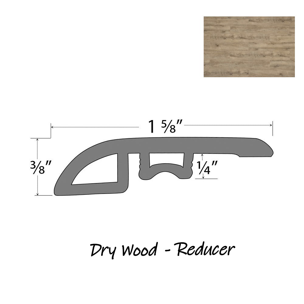 PRODURA Dry Wood Waterproof 22mil Click Luxury Vinyl Plank 48″x7-3/8″x6mm